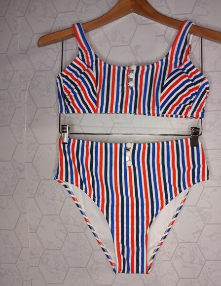 Xhilaration Juniors' Ribbed Bralette Bikini set - Picture 11 of 13
